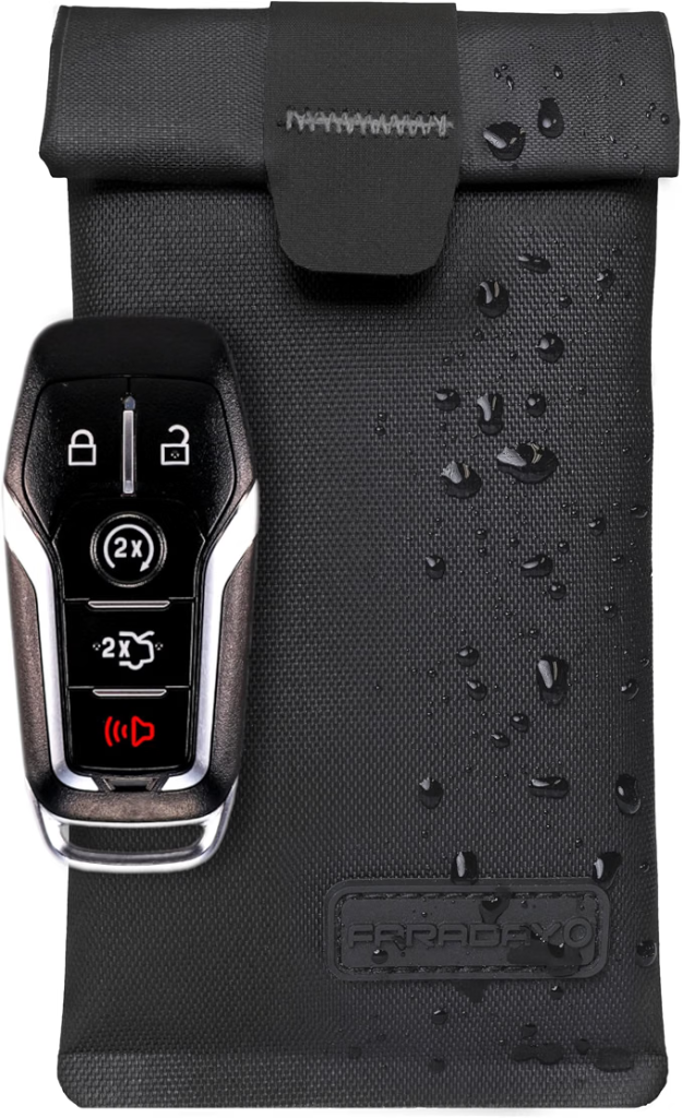 Faraday Defense Key Fob Jacket with TPU exterior and double-fold magnetic closure