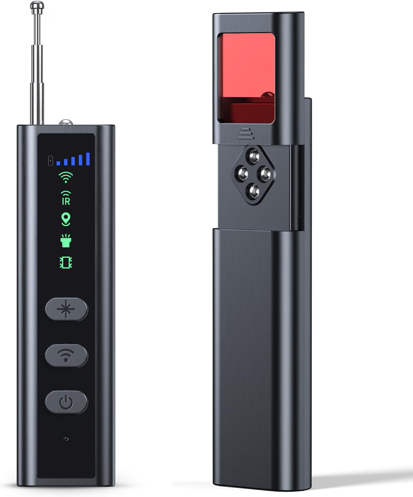 RF Signal Hidden Camera Detector with digital display and adjustable sensitivity